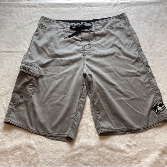 O’Neill Gray Board Shorts - Picture 1 of 12